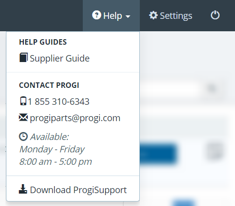 Access via the ProgiParts Portal