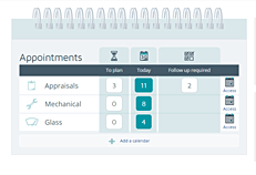 Screen capture of the new ProgiSync dashboard